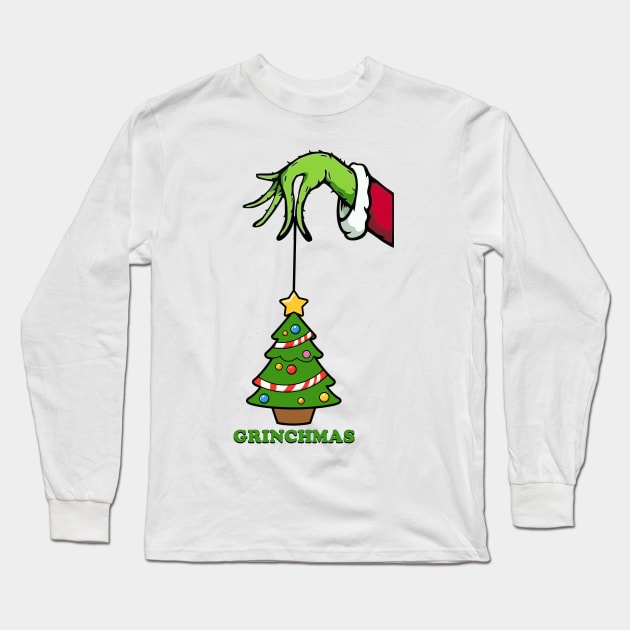 grinchmas Long Sleeve T-Shirt by HocheolRyu